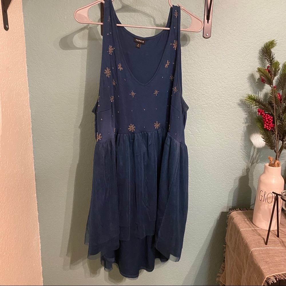 Torrid Blue Top